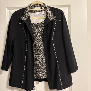 Chicos Zenergy Jacket and Matching Blouse